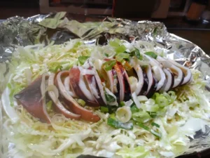 まる福イカの姿焼き